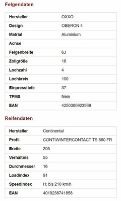 Kompletträder Alu Winterräder 16 Zoll Continental Dacia Sandero STEPWAY II.jpg